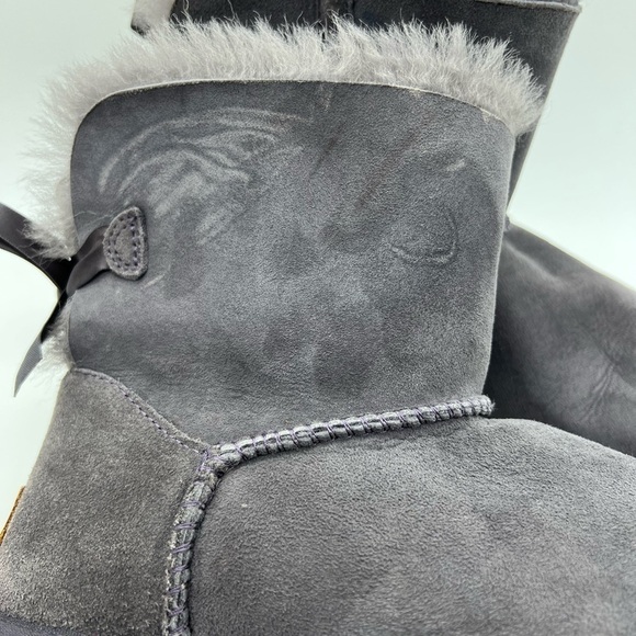 UGG WOMENS SIZE 7 PURPLE MINI BAILEY BOW II BOOTIE - Picture 14 of 15